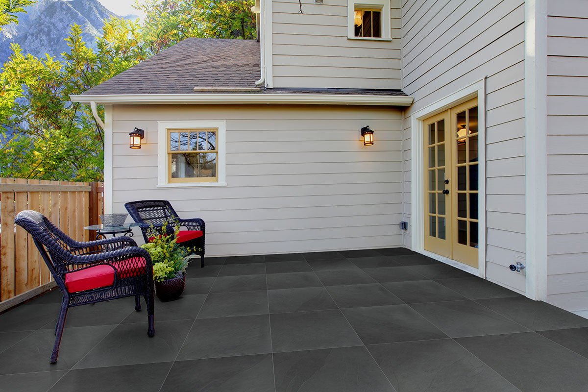 Montauk Black Slate MSI Field Tiles 24" X 24" MSI - Zicana Boutique - 7