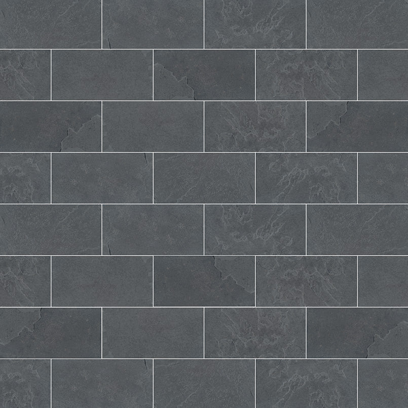 Montauk Black Slate MSI Field Tiles 3" X 6" MSI - Zicana Boutique - 4