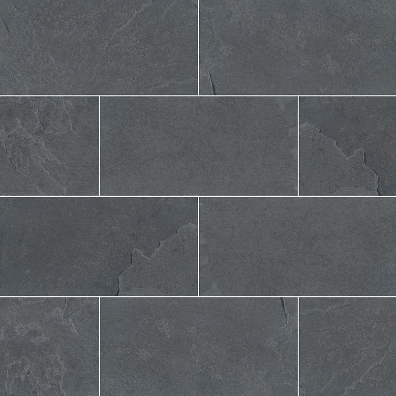 Montauk Black Slate MSI Field Tiles 3" X 6" MSI - Zicana Boutique - 1