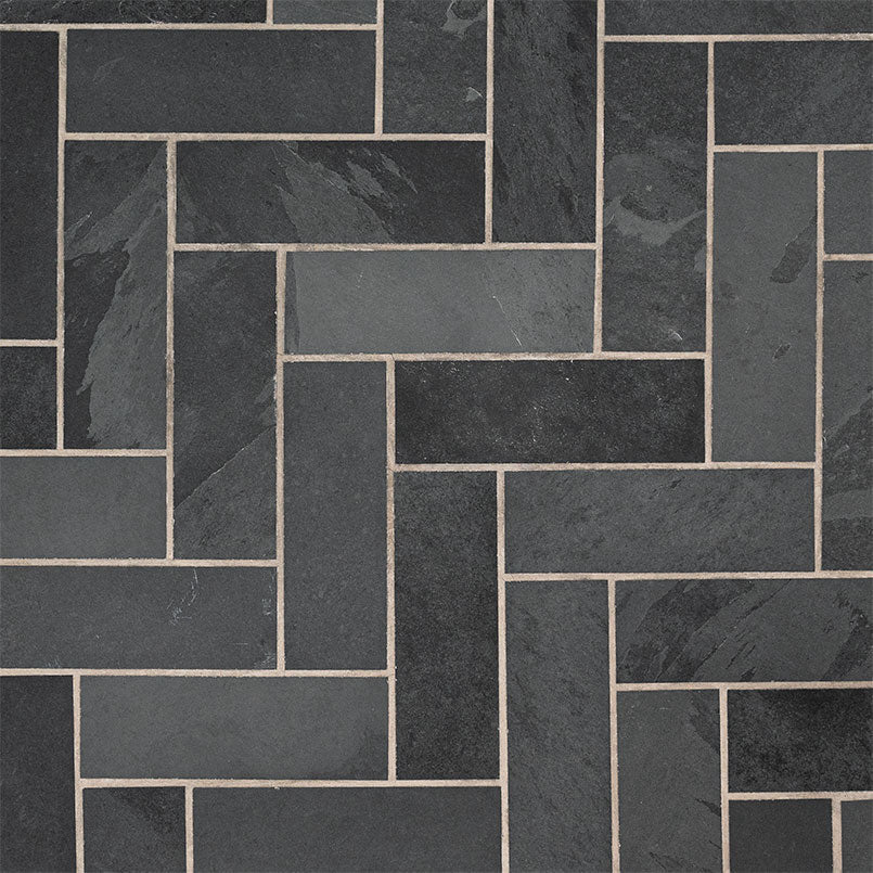 Montauk Black Slate MSI Field Tiles 4" X 12" MSI - Zicana Boutique - 4