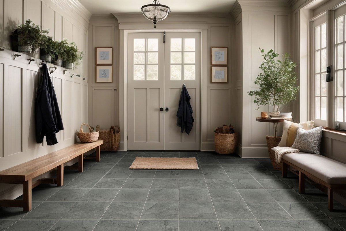 Montauk Blue Slate MSI Field Tiles 12" X 12" MSI - Zicana Boutique - 2