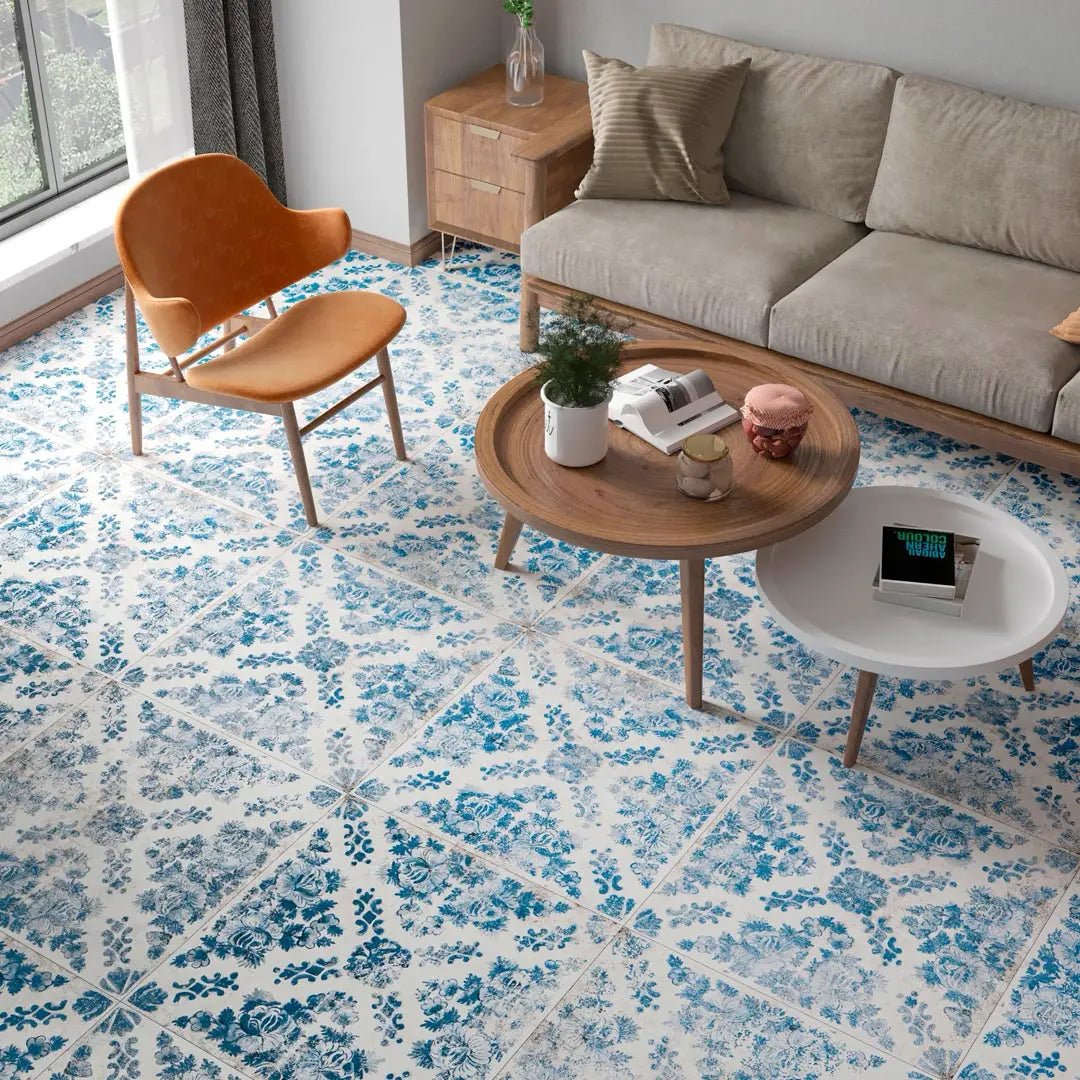 Moroccan Blumen Raphael 24" x 24" Pavers Raphael Porcelain - Zicana Boutique - 2