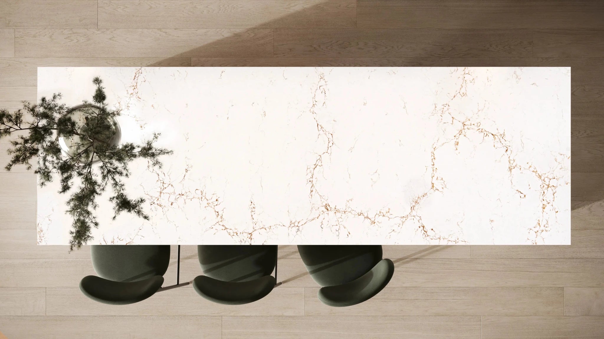Myora Gold Pental Quartz Architectural Surfaces - Zicana Boutique - 3
