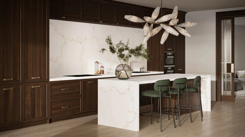Myora Gold Pental Quartz Architectural Surfaces - Zicana Boutique - 4