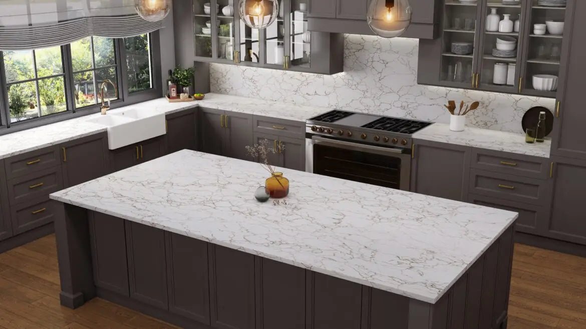 Navea Gold PentalQuartz Architectural Surfaces - Zicana Boutique - 3