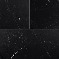 Nero Marquina Honed Marble Field Tile 12''x24''x3/8'' Zicana Boutique - Zicana Boutique - 1
