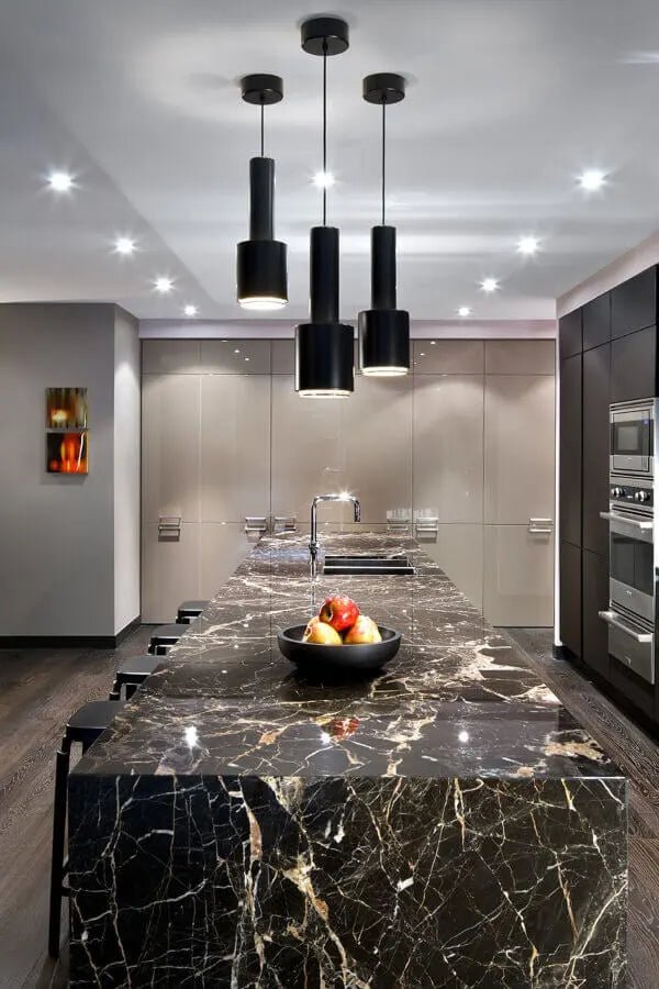 Noir St. Laurent Marble Marble Couture - Zicana Boutique - 3