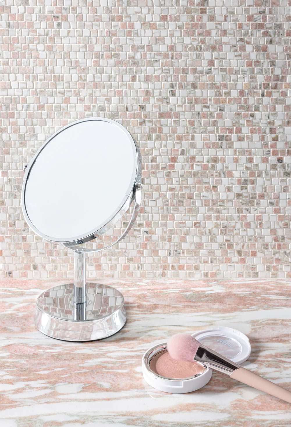 Norwegian Rose Marble Mosaic Zicana Boutique - Zicana Boutique - 2