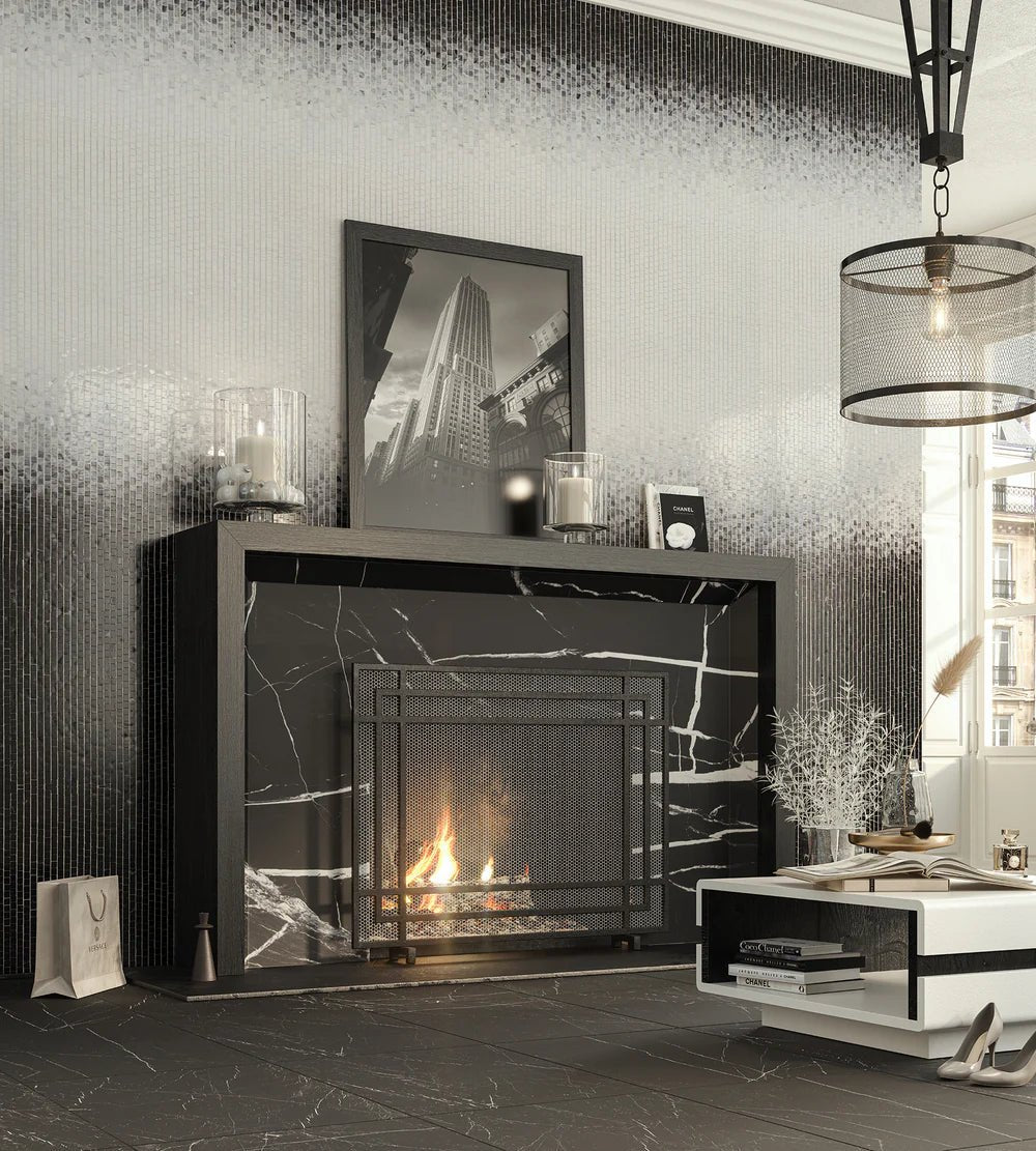 Ombre Grey Mosaic Artistic Tile - Zicana Boutique - 2