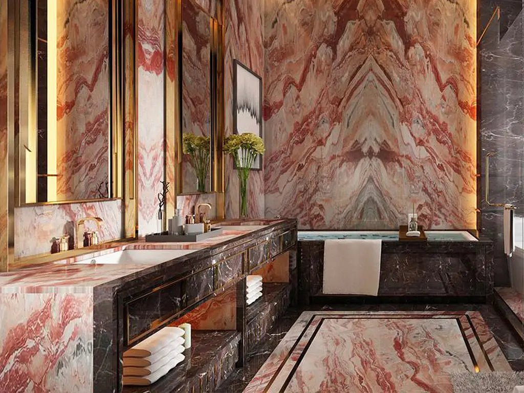Orobico Red Marble Marble Couture - Zicana Boutique - 4