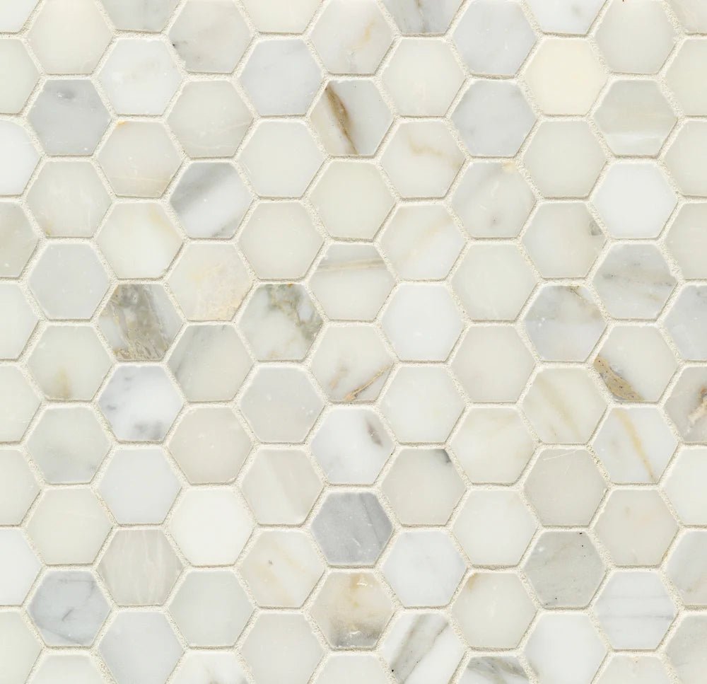 Pacific White Marble Mosaic Zicana Boutique - Zicana Boutique - 1