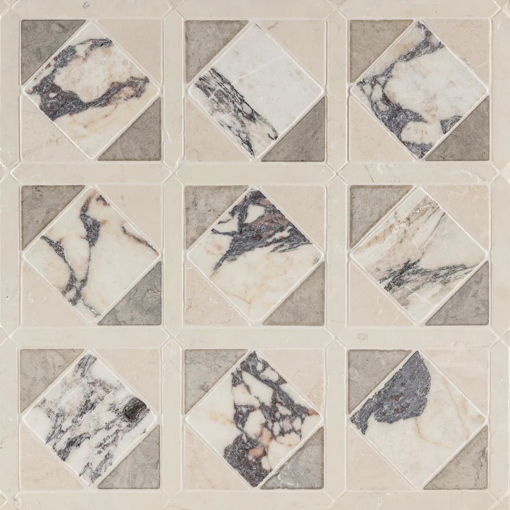 Palazzo Ducale Viola Mosaic Artistic Tile - Zicana Boutique - 1