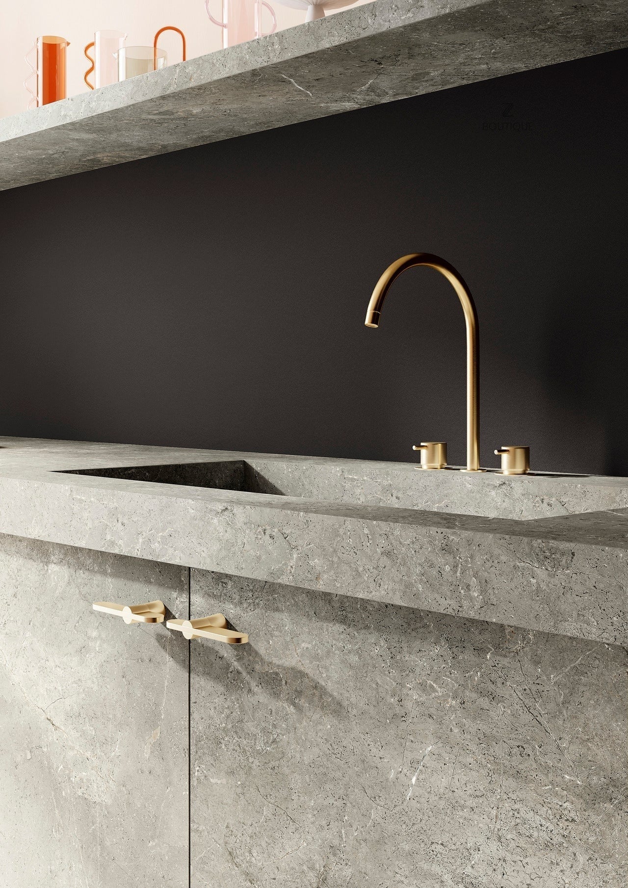 Palladium Grey Marble SapienStone - Zicana Boutique - 2