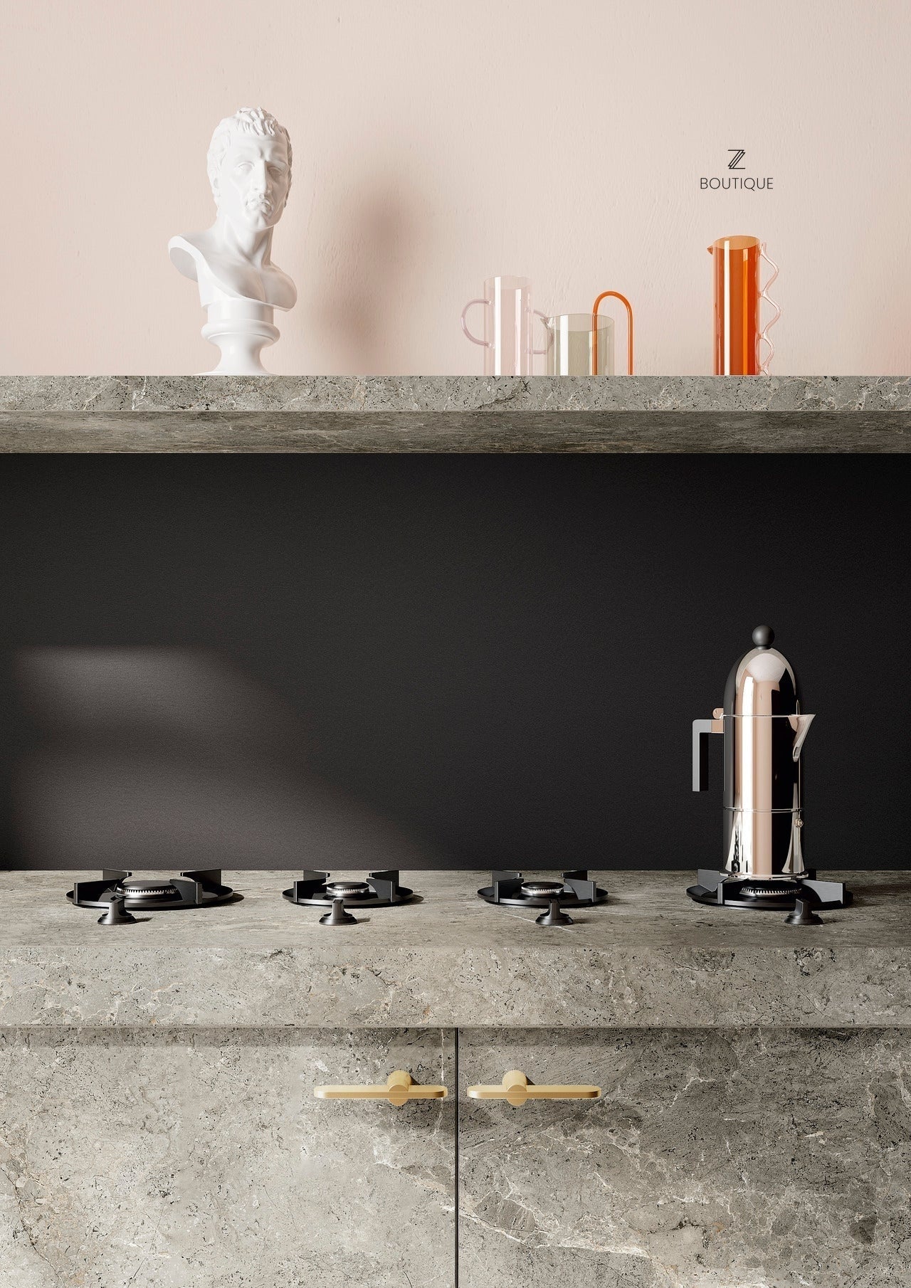 Palladium Grey Marble SapienStone - Zicana Boutique - 5