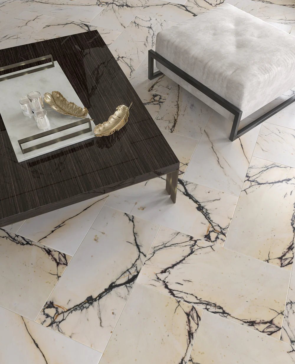 Paonazzo Marble Field Tile 12" x 24" Zicana Boutique - Zicana Boutique - 2