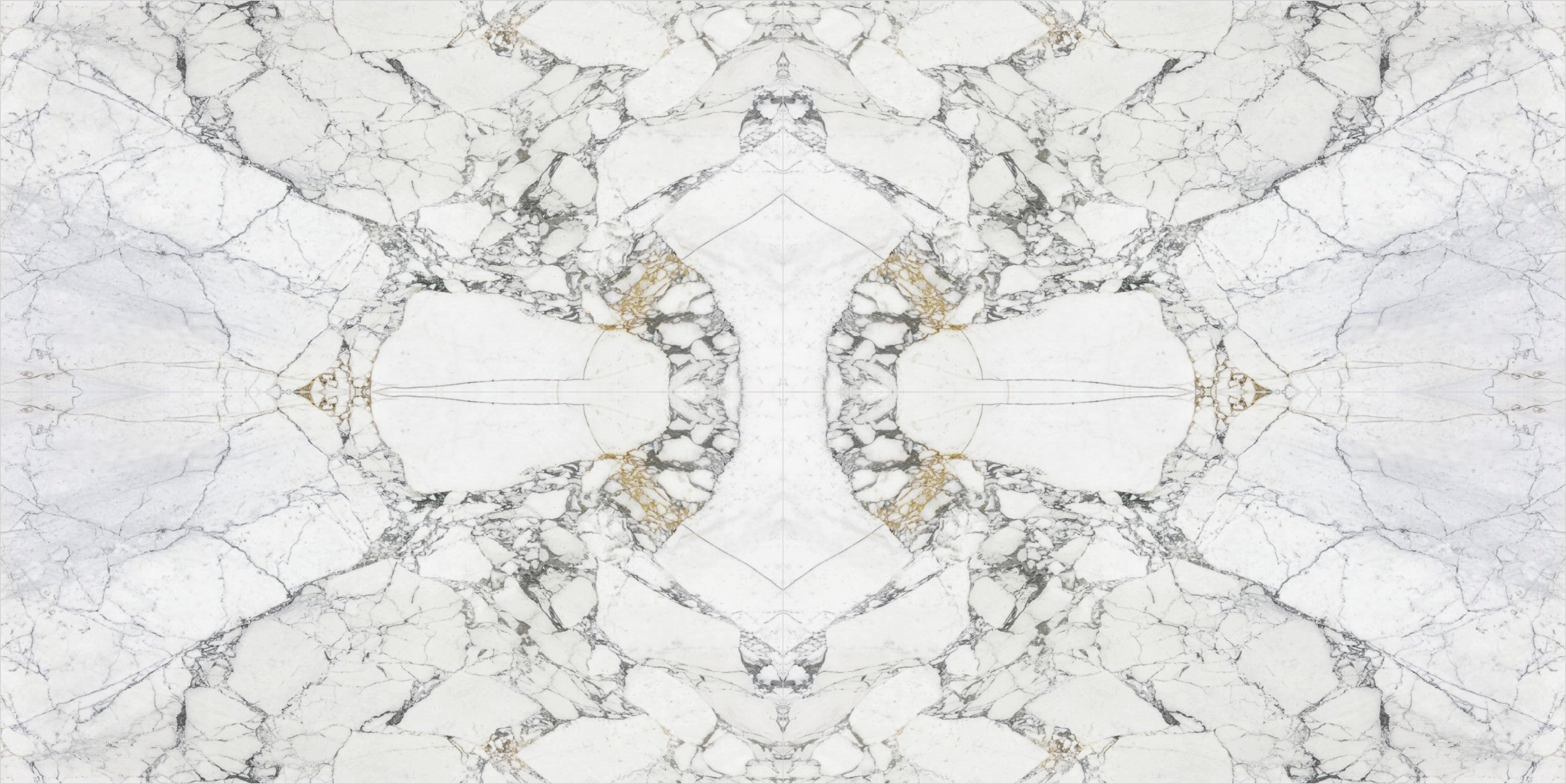 Arabescato Vagli Marble - bookmatch-quad pattern