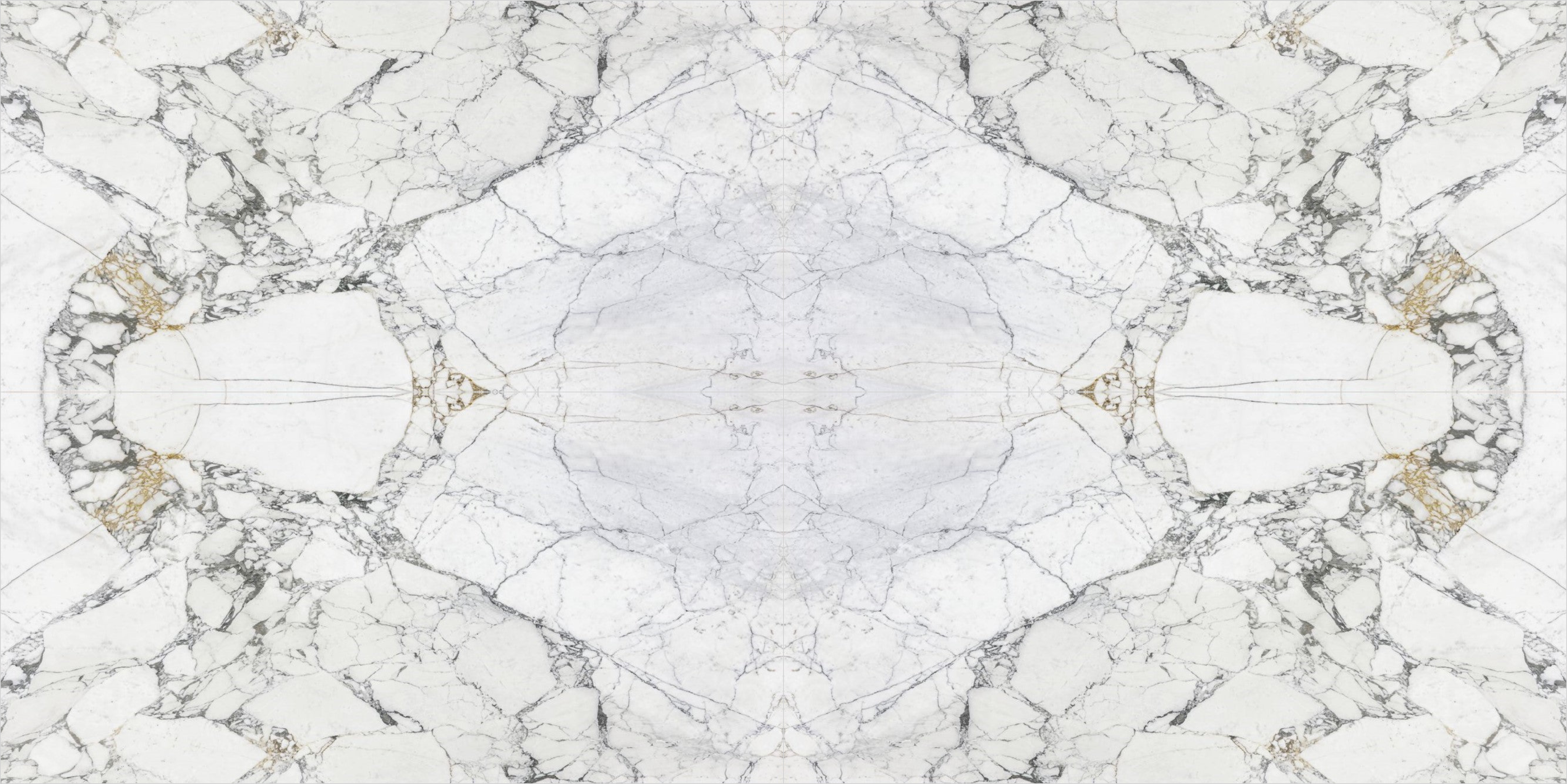 Arabescato Vagli Marble - bookmatch-quad pattern