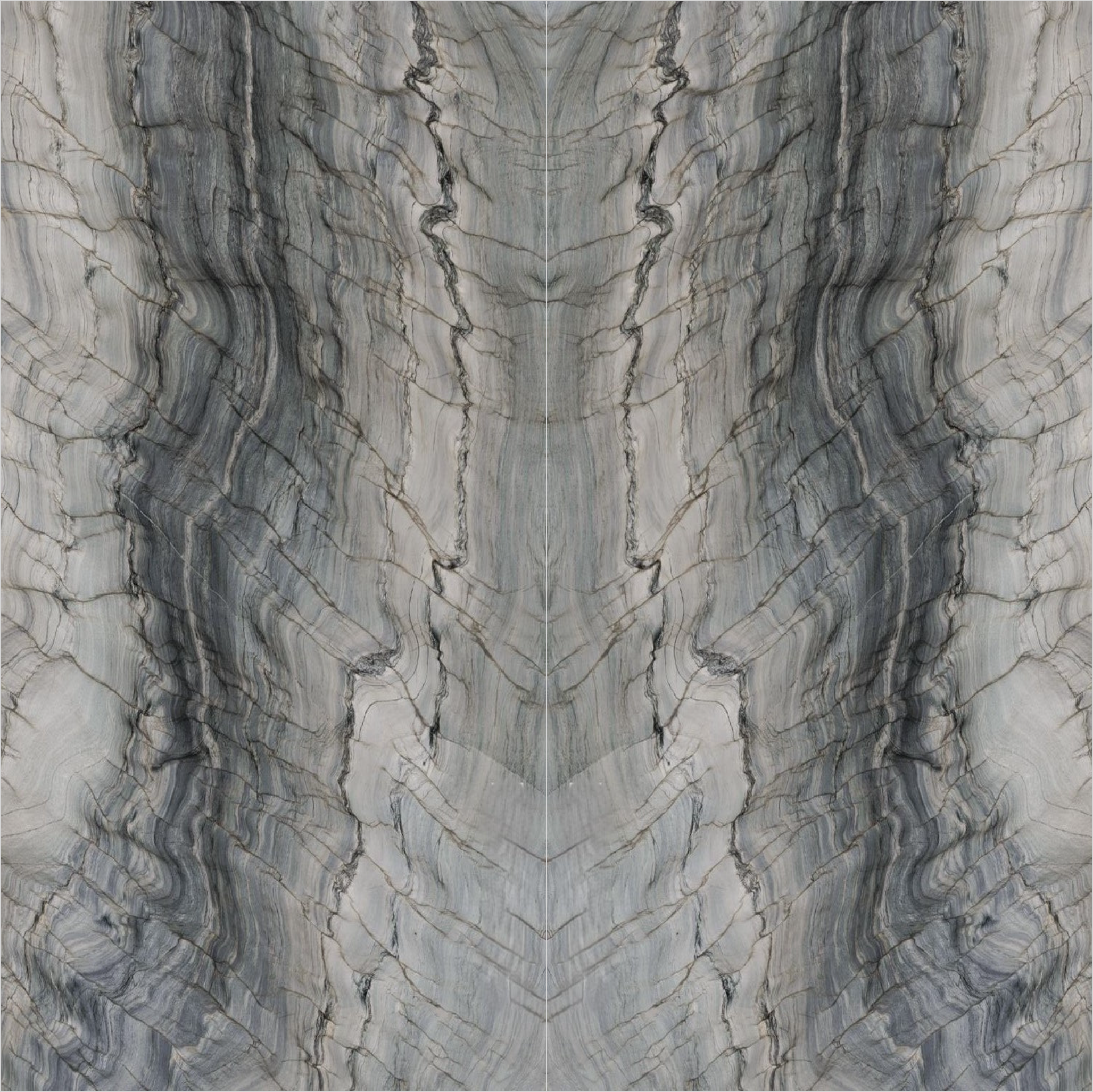 Fusion Quartzite - bookmatch-v pattern