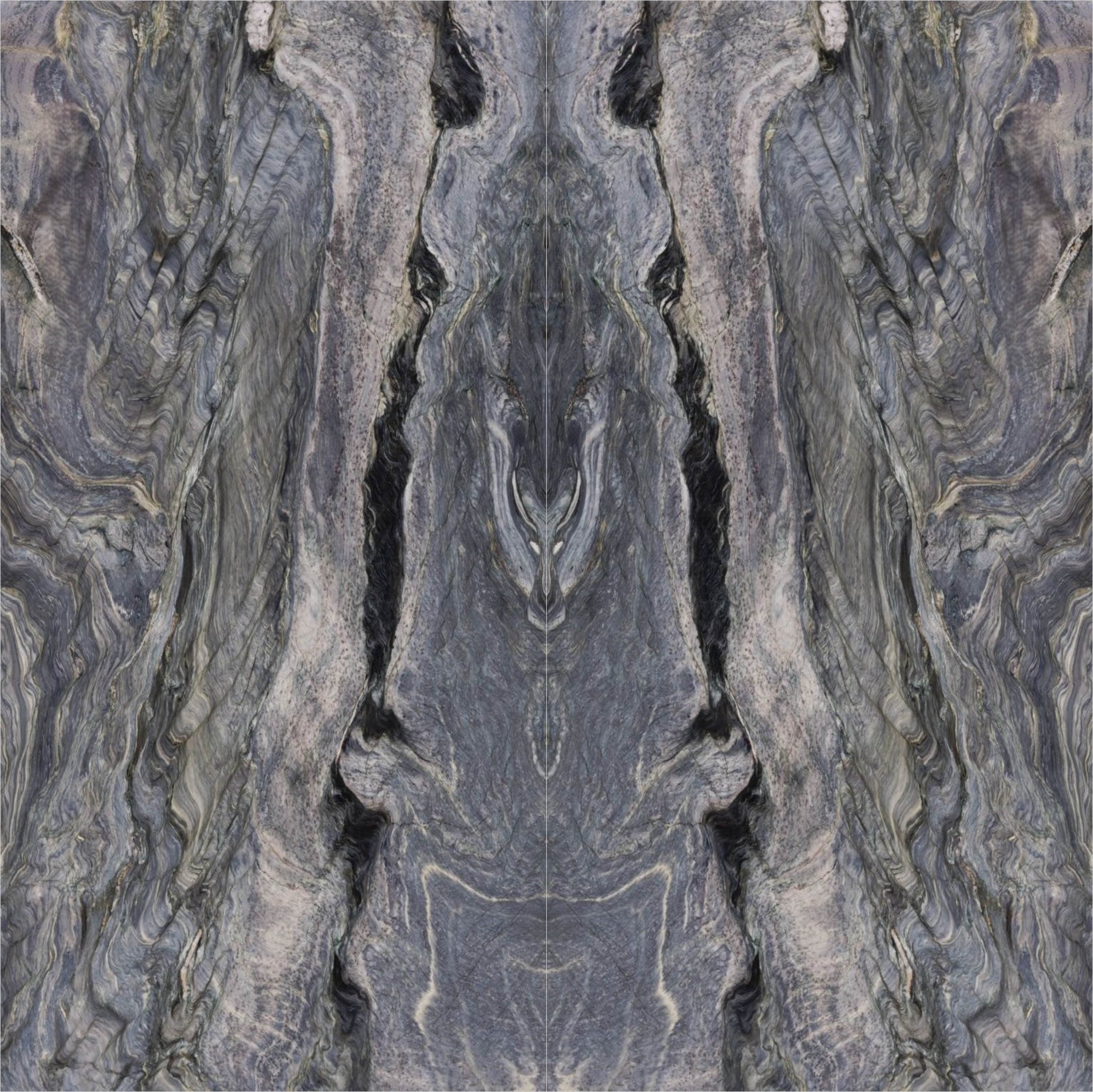 Fusion Blue Quartzite - grid pattern
