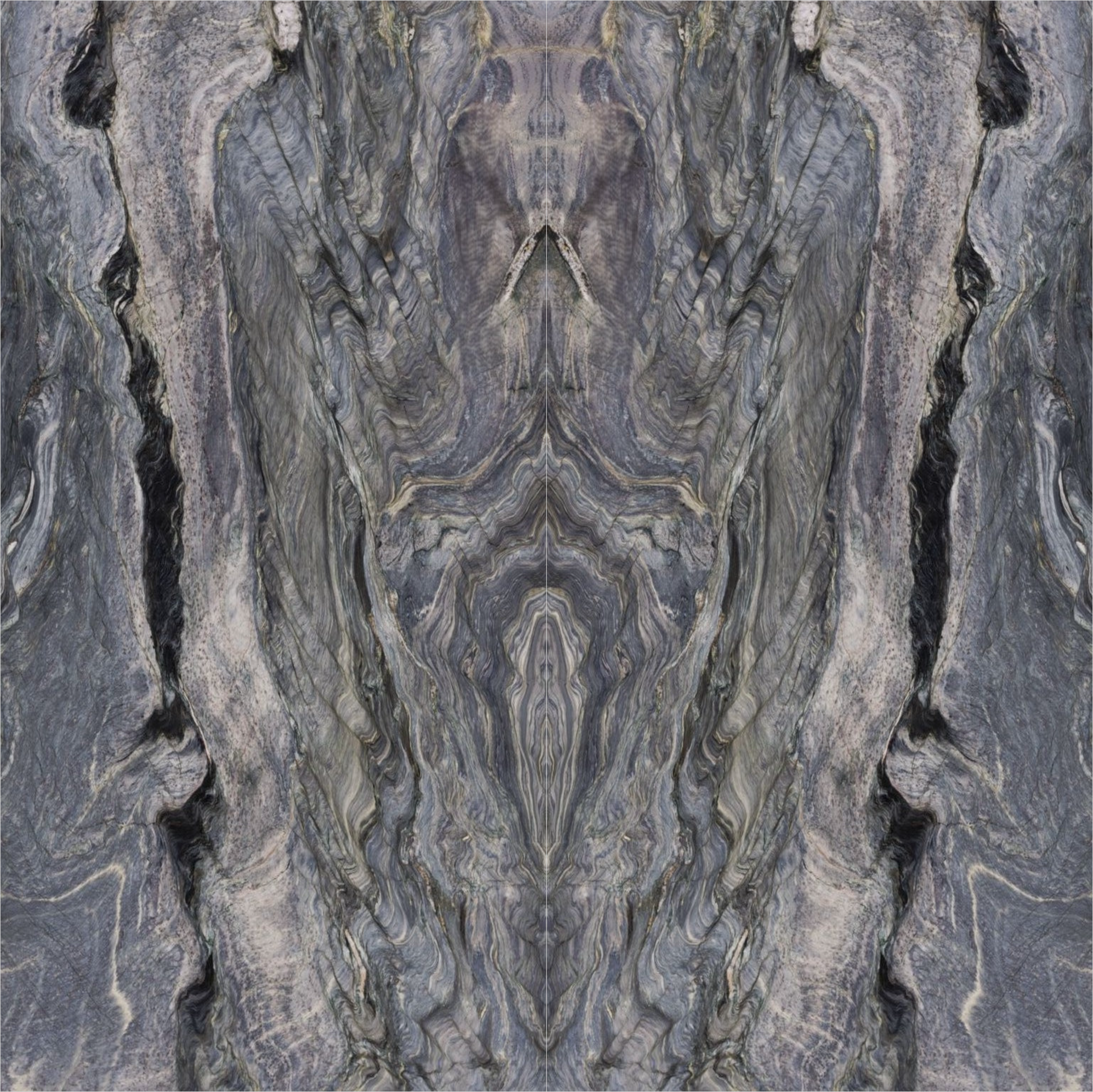 Fusion Blue Quartzite - grid pattern