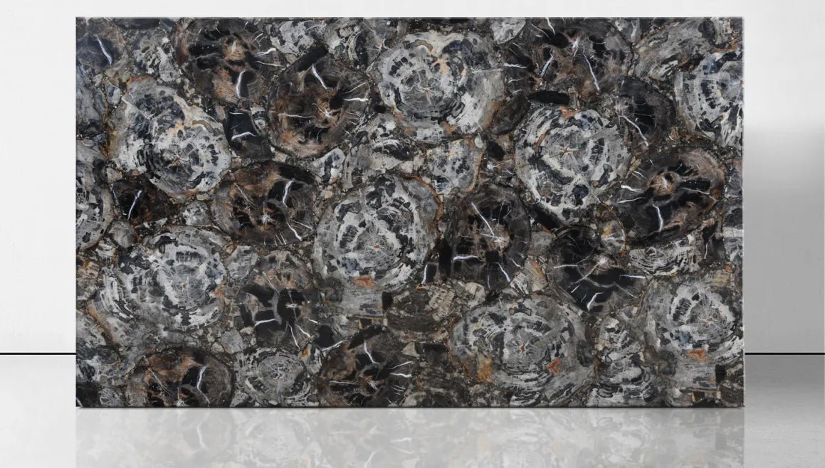 Petrified Wood Black Gemstone Zicana Boutique - Zicana Boutique - 7