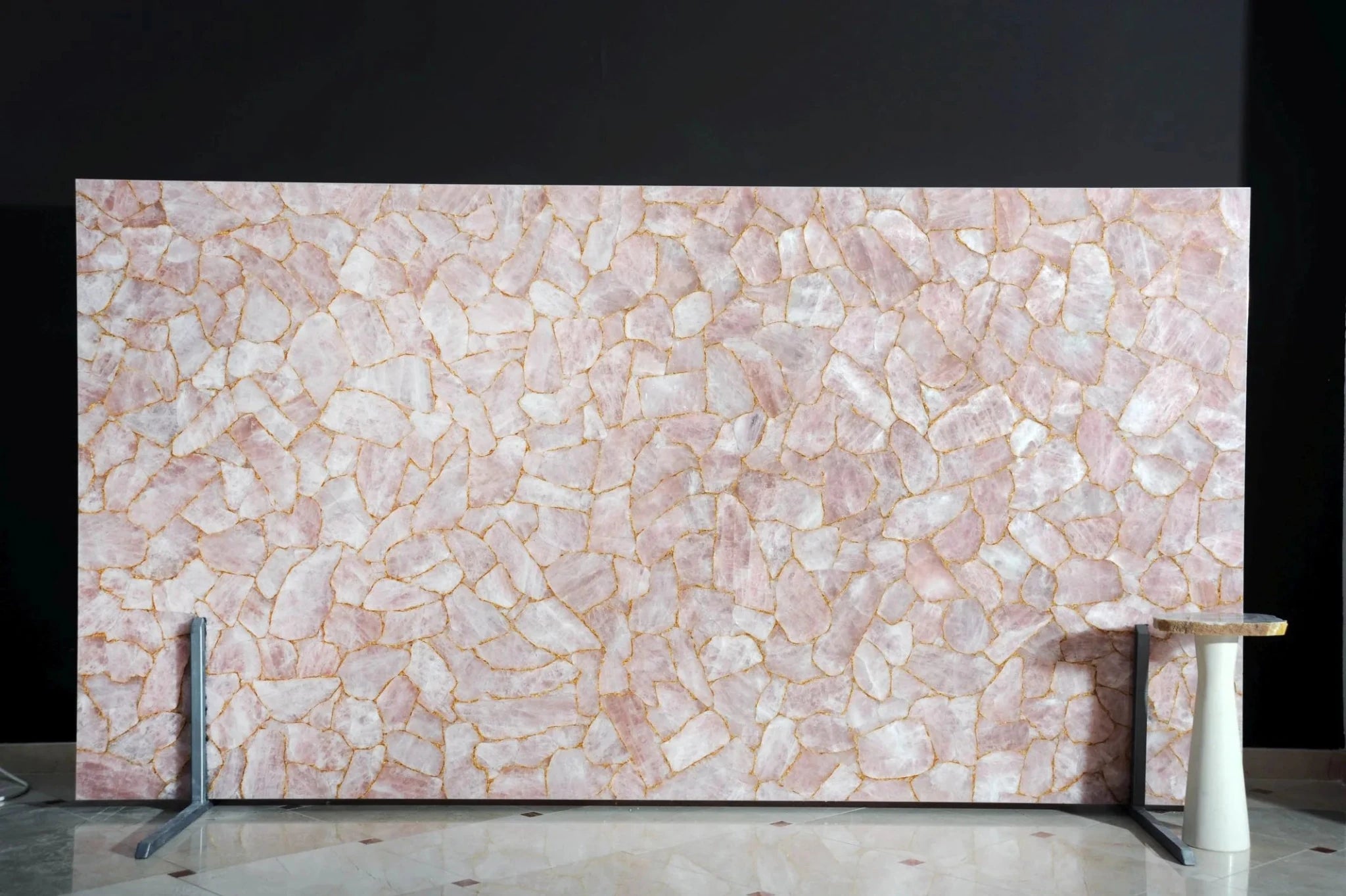 Pink Gold Quartz Precious Stone Zicana Boutique - Zicana Boutique - 5