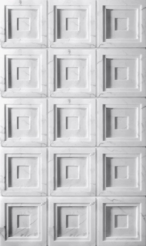 Prismatica 3D Stone Waterjet Mosaic Zicana Boutique - Zicana Boutique - 3