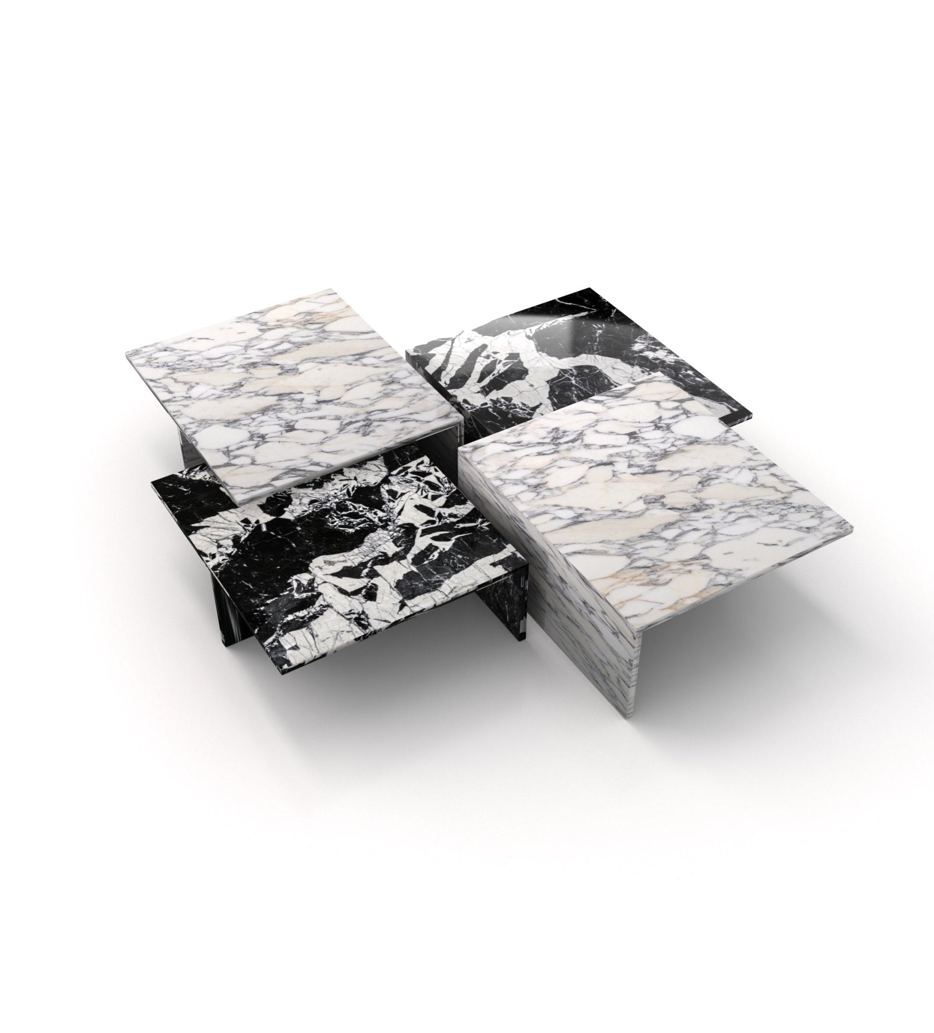 Pythagoras Coffee Table Marble Couture - Zicana Boutique - 4