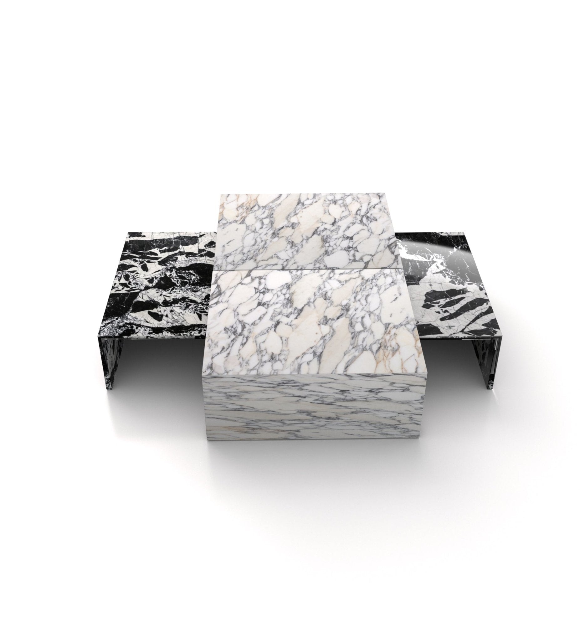 Pythagoras Coffee Table Marble Couture - Zicana Boutique - 3