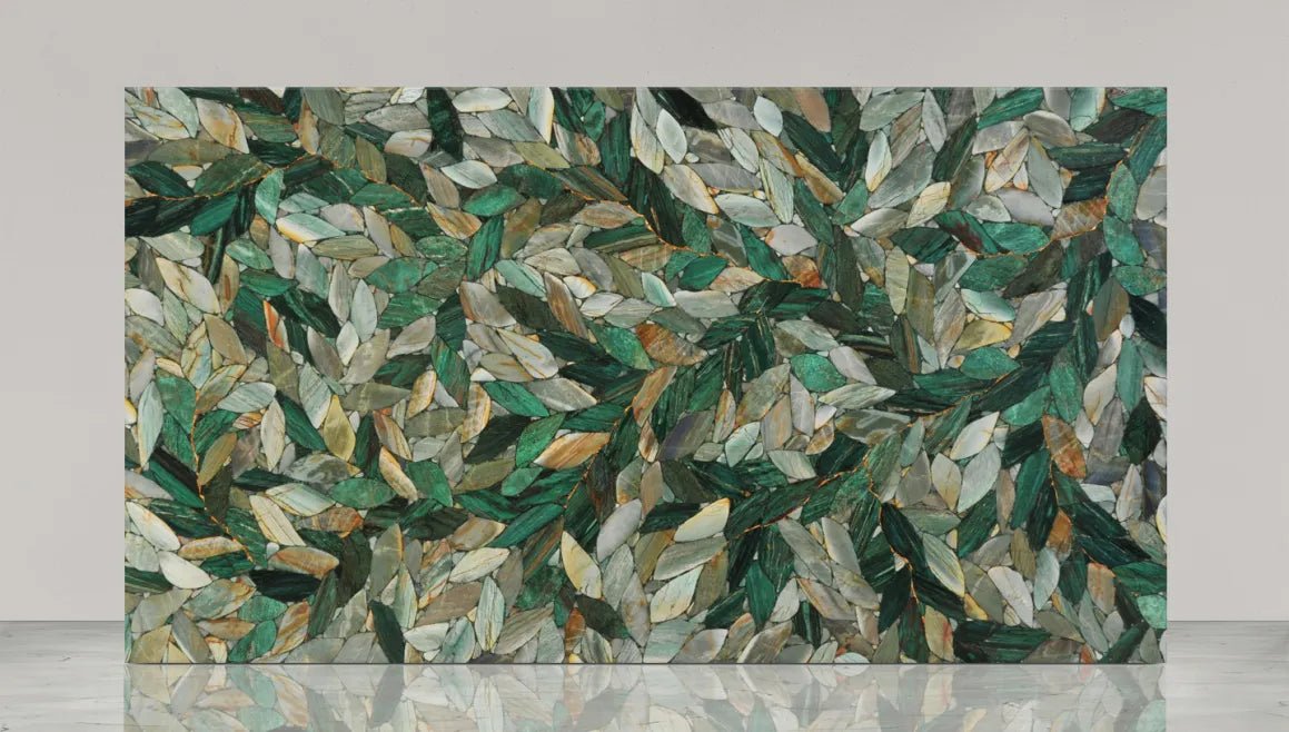 Quartz Green Leaf Gemstone Zicana Boutique - Zicana Boutique - 3