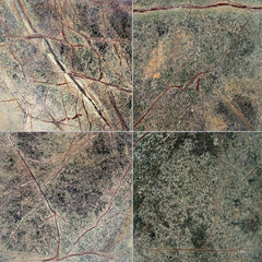 Rain Forest Green Polished Marble Field Tile 12''x12''x3/8'' Zicana Boutique - Zicana Boutique - 1