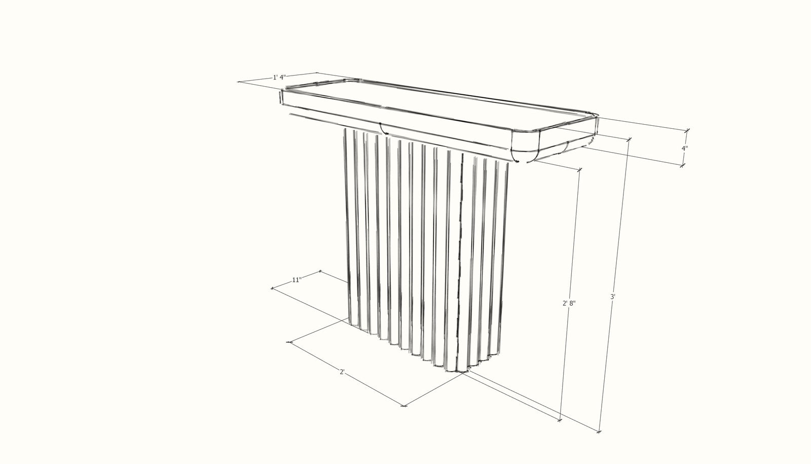 Ravenna Console Table Zicana Boutique - Zicana Boutique - 20