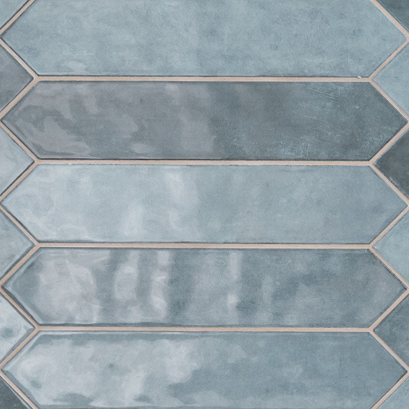 Renzo Denim Ceramic MSI Field Tiles 2.5" X 13" Picket Pattern MSI - Zicana Boutique - 1