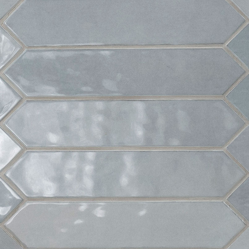 Renzo Sky Ceramic MSI Field Tiles 2.5" X 13" Picket Pattern MSI - Zicana Boutique - 1