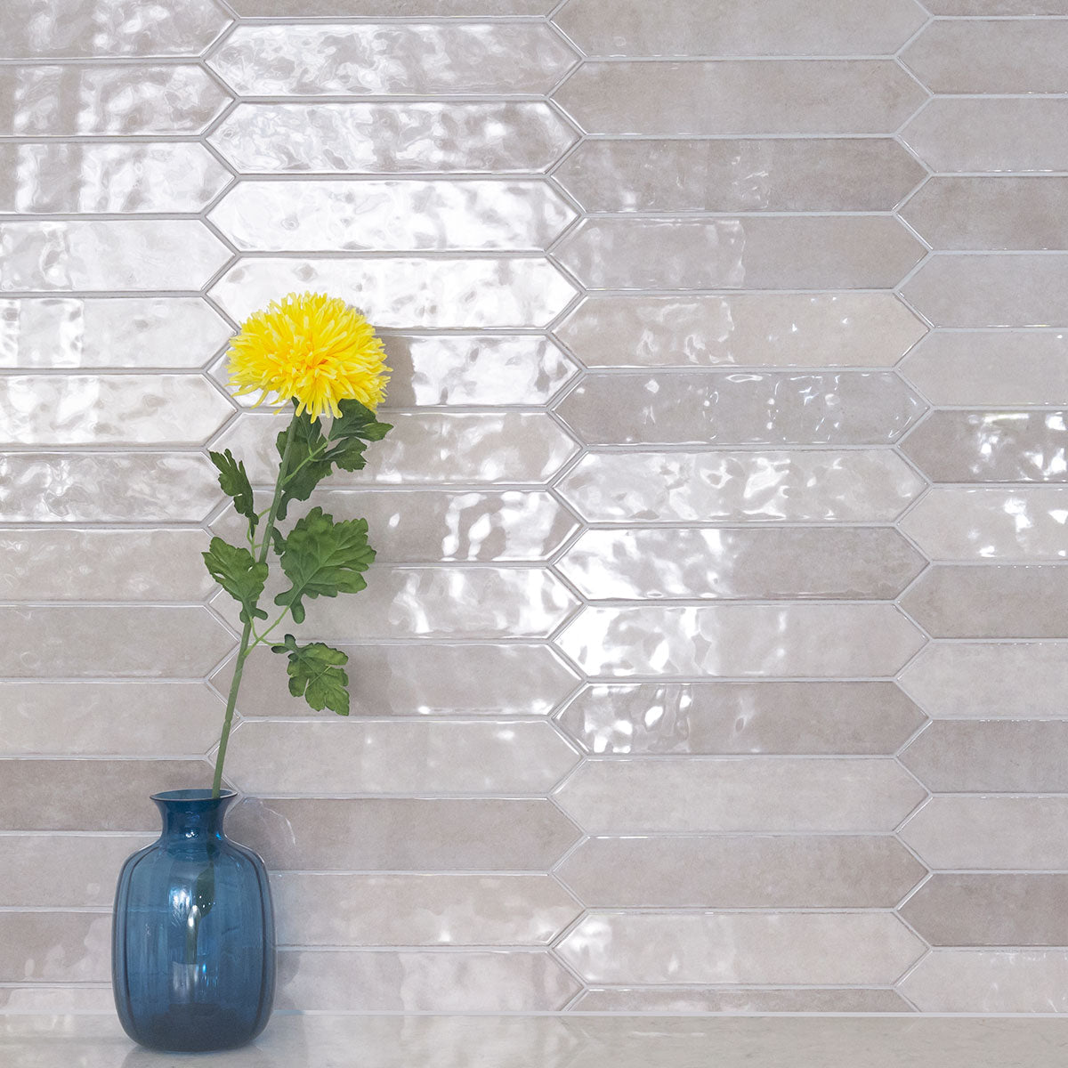 Renzo Sterling Ceramic MSI Field Tiles 2.5" X 13" Picket Pattern MSI - Zicana Boutique - 2