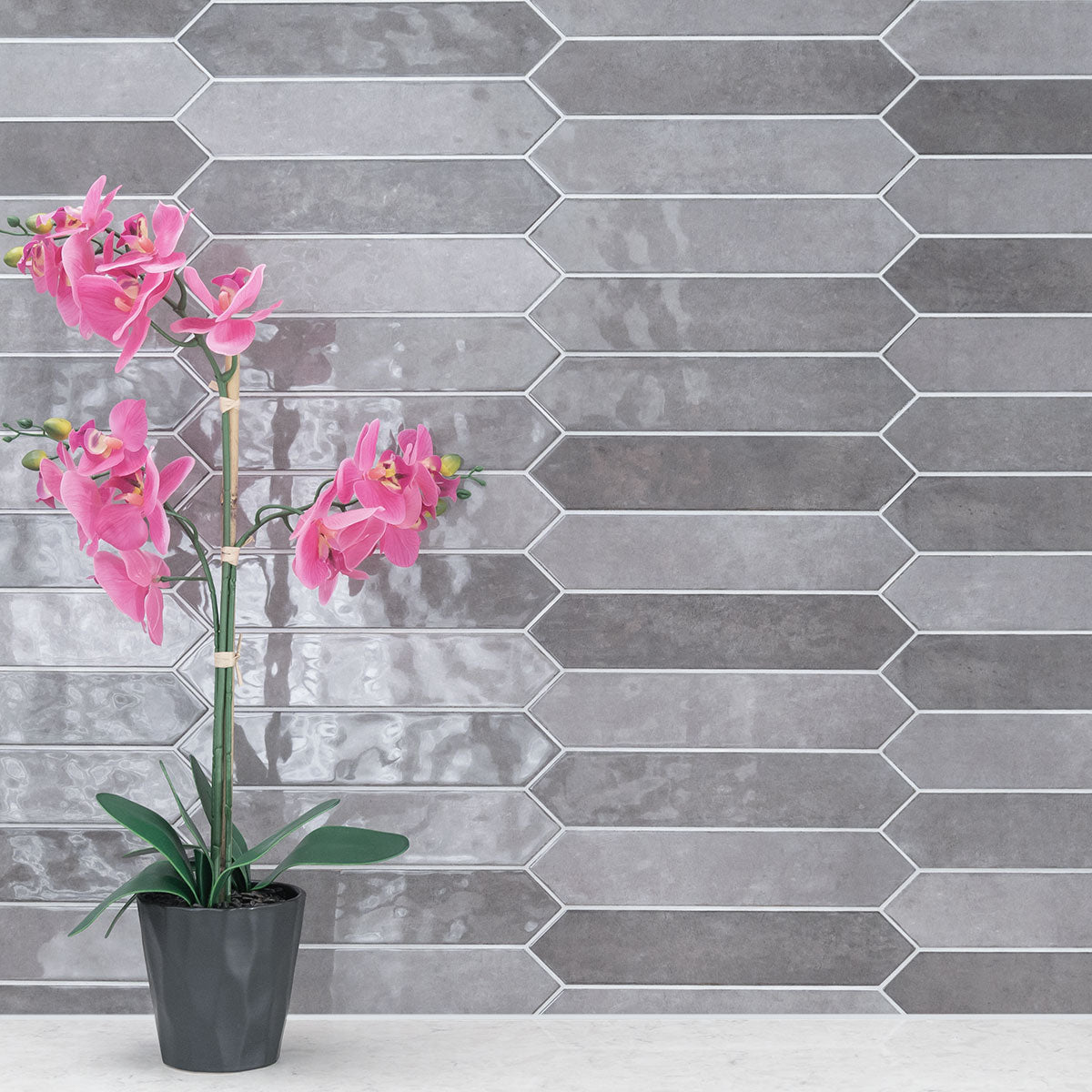 Renzo Storm Ceramic MSI Field Tiles 2.5" X 13" Picket Pattern MSI - Zicana Boutique - 5