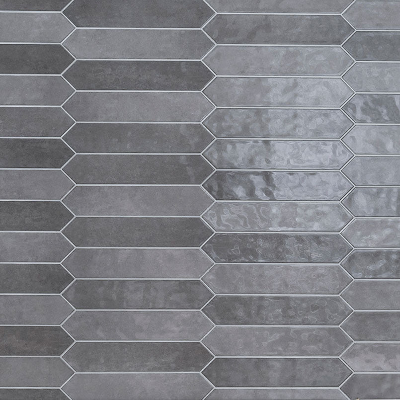 Renzo Storm Ceramic MSI Field Tiles 2.5" X 13" Picket Pattern MSI - Zicana Boutique - 4