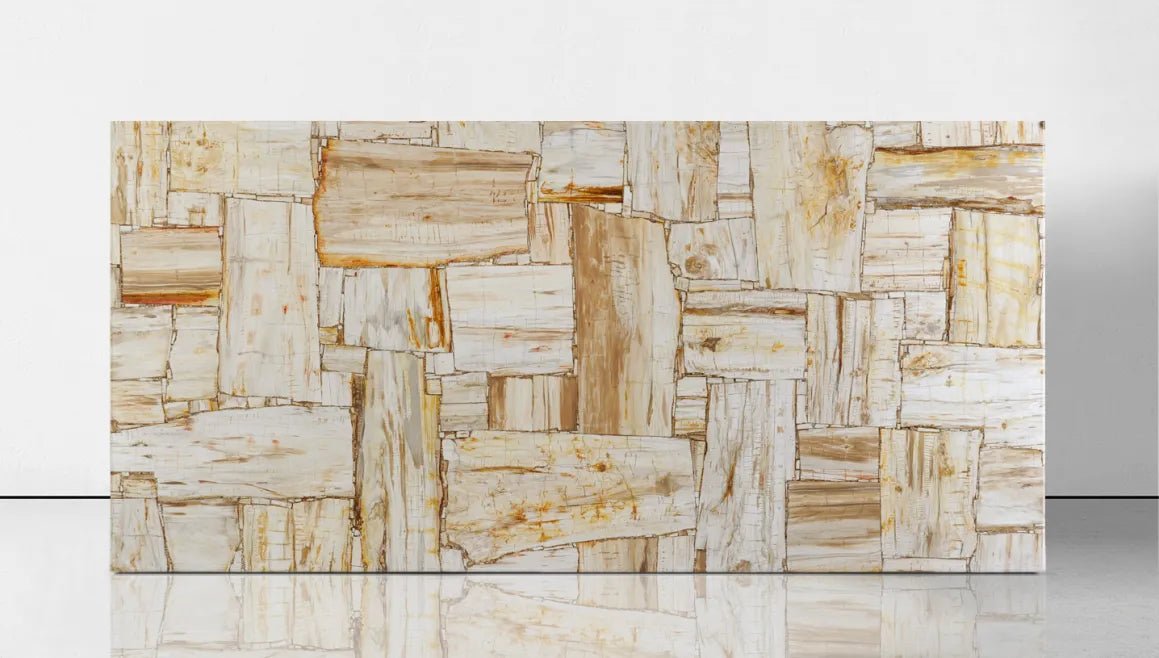 Retro Ivory Petrified Wood Gemstone Zicana Boutique - Zicana Boutique - 4