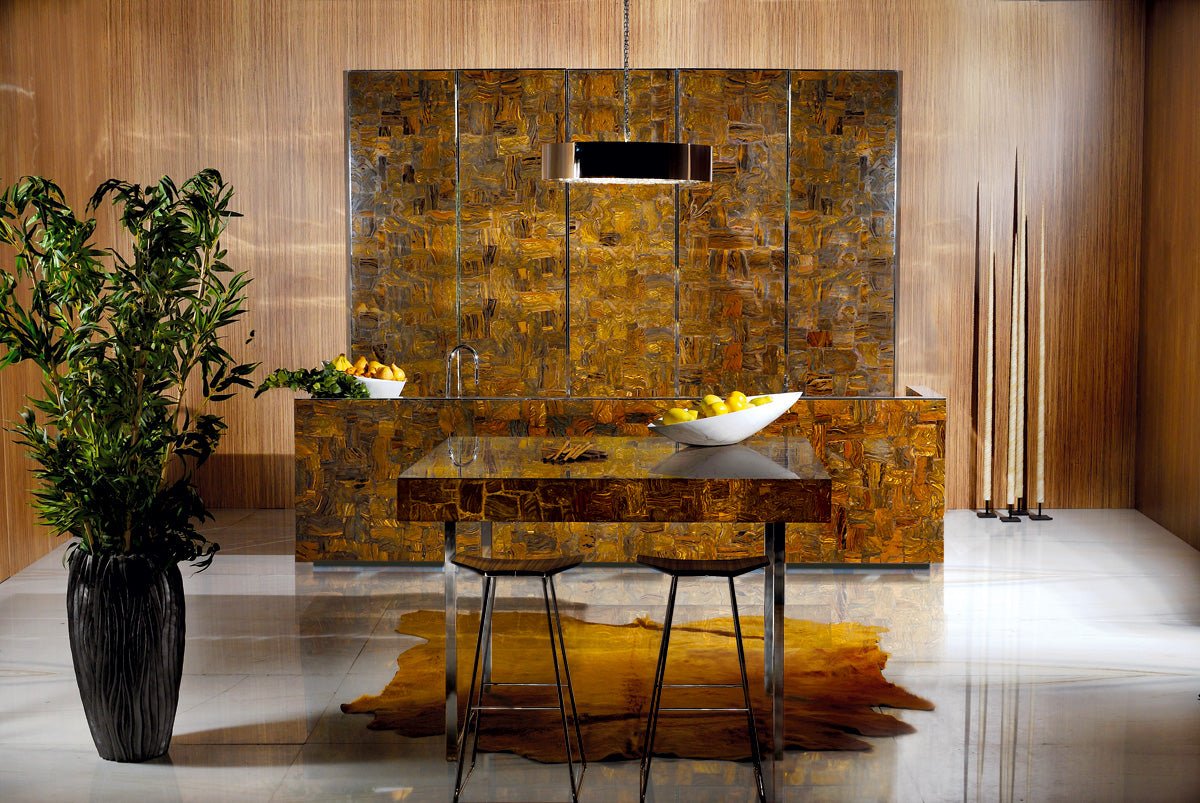 Retro Tiger Iron Gemstone Antolini - Zicana Boutique - 3