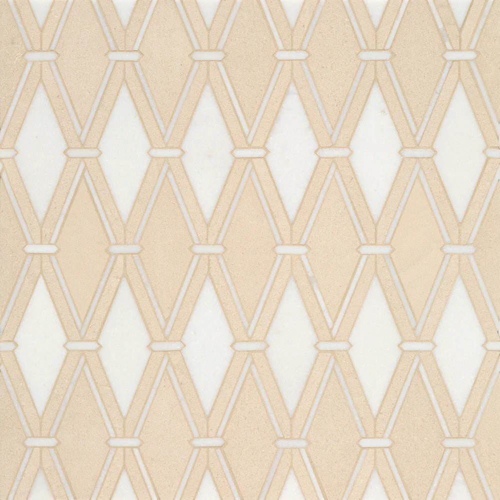 Rialto Beige Waterjet Mosaic Zicana Boutique - Zicana Boutique - 1