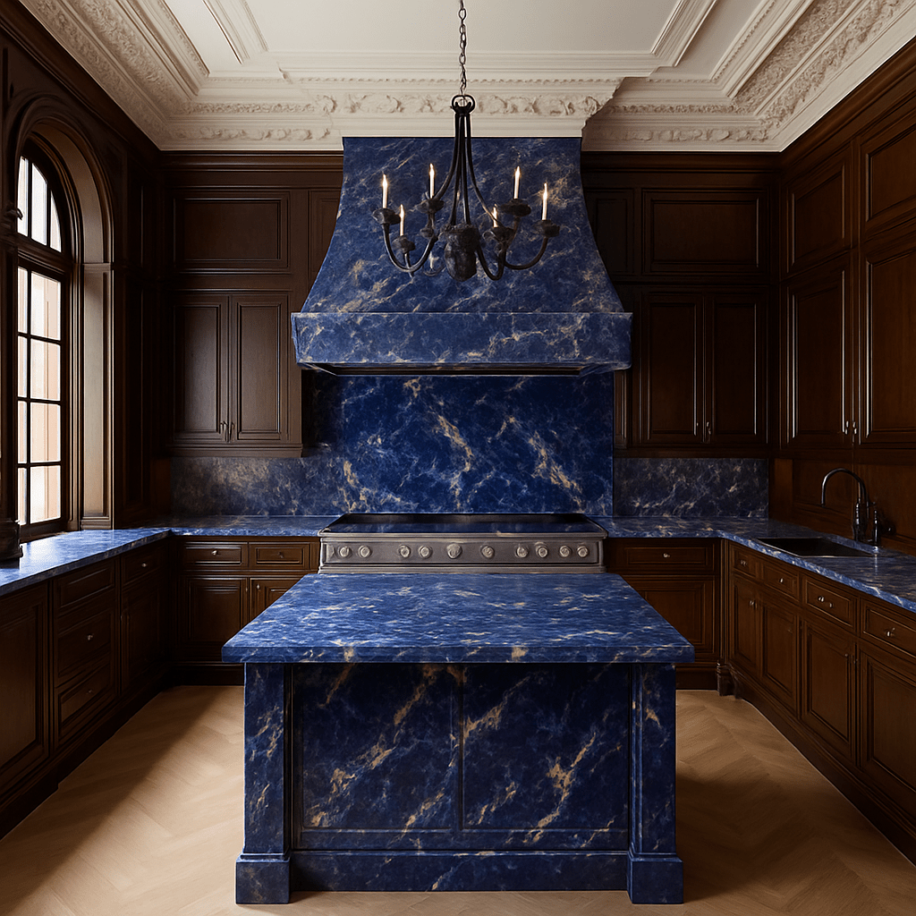 Royal Blue Extra Sodalite Quartzite Antolini - Zicana Boutique - 3