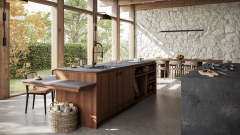 Rugged Concrete Caesarstone - Zicana Boutique - 2