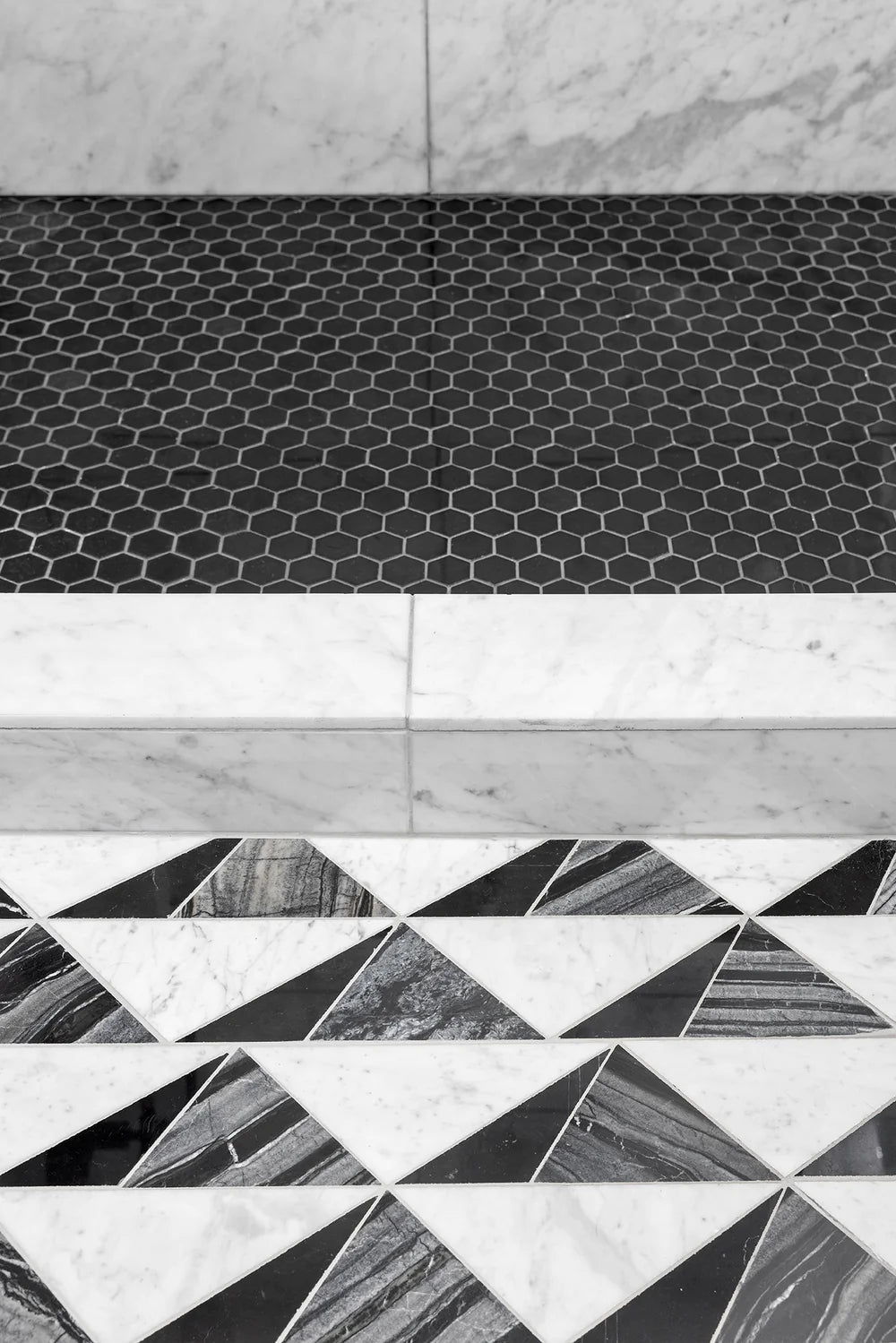 Sail Black Waterjet Mosaic Zicana Boutique - Zicana Boutique - 4