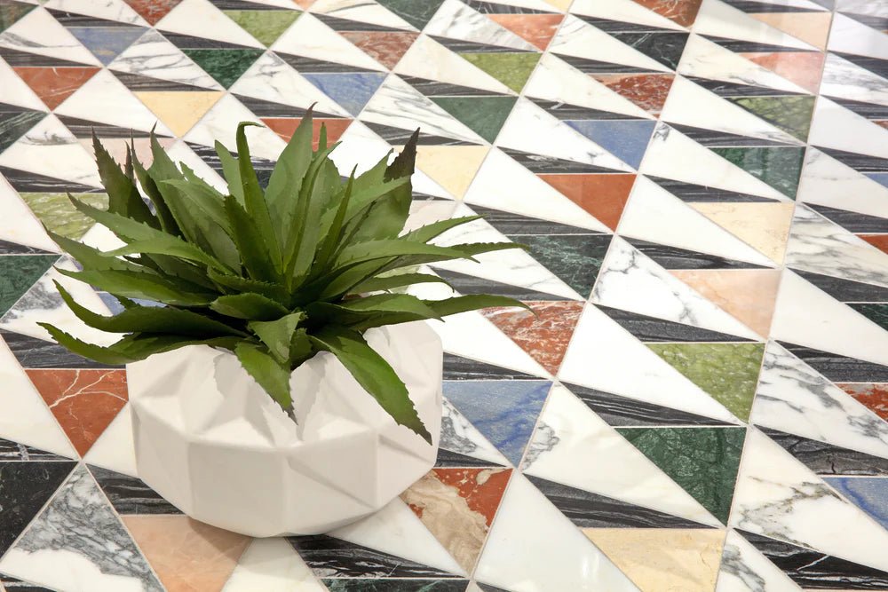 Sail Fete Multi Blend Waterjet Mosaic Artistic Tile - Zicana Boutique - 5