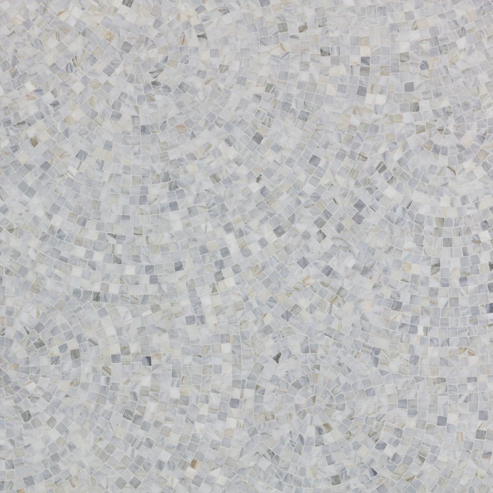 Sakura Falls Calacatta Bluette Mosaic Artistic Tile - Zicana Boutique - 1