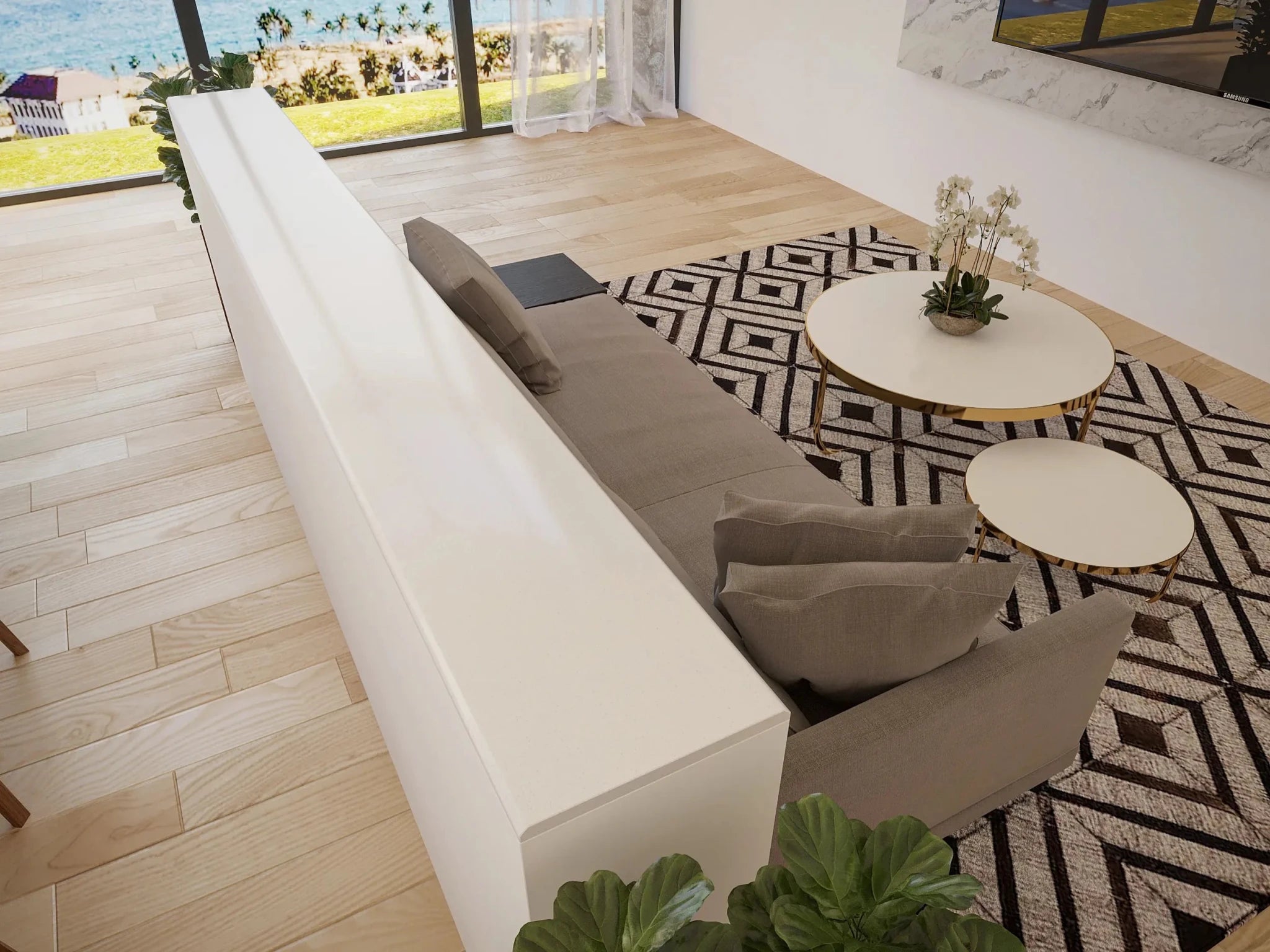 Seashell Pental Quartz Architectural Surfaces - Zicana Boutique - 2
