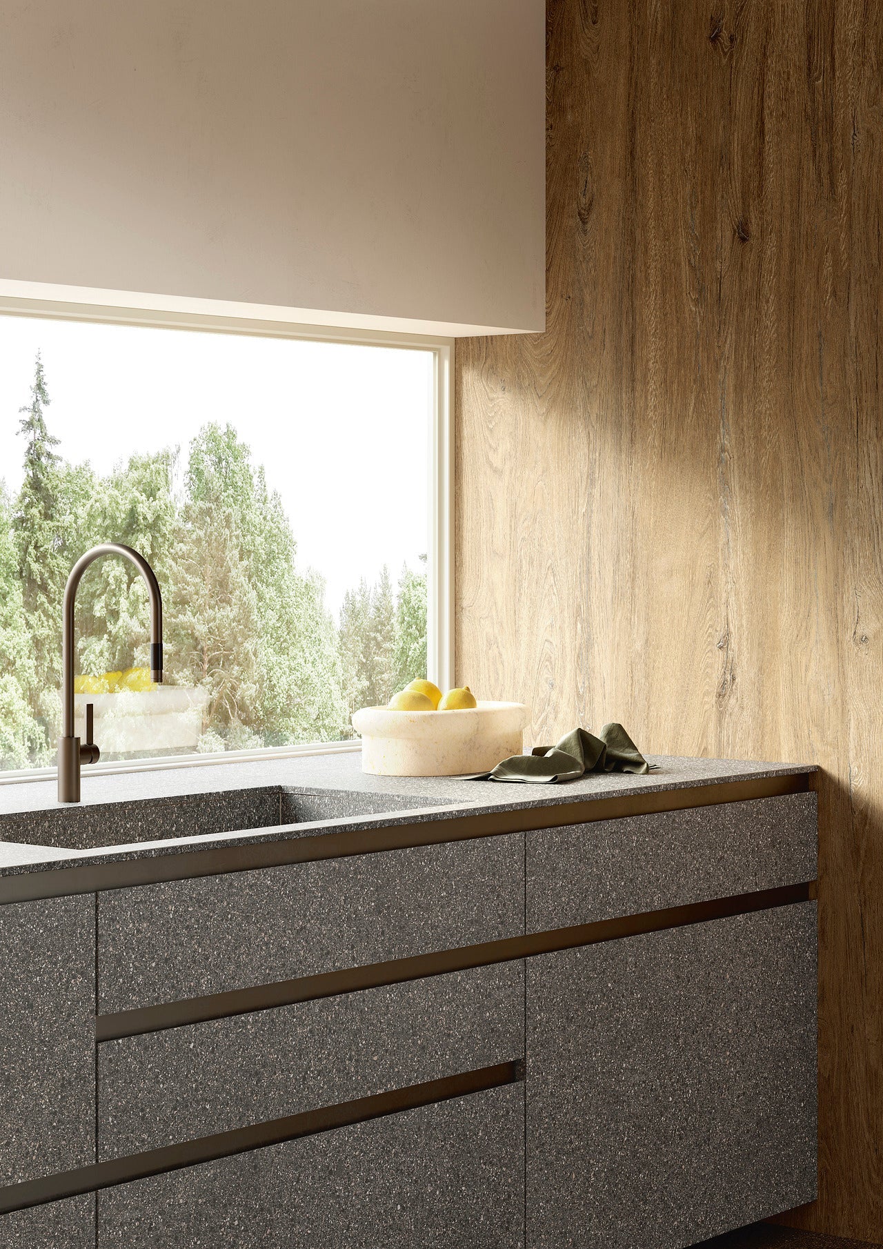 Seminato Nero Granite SapienStone - Zicana Boutique - 2