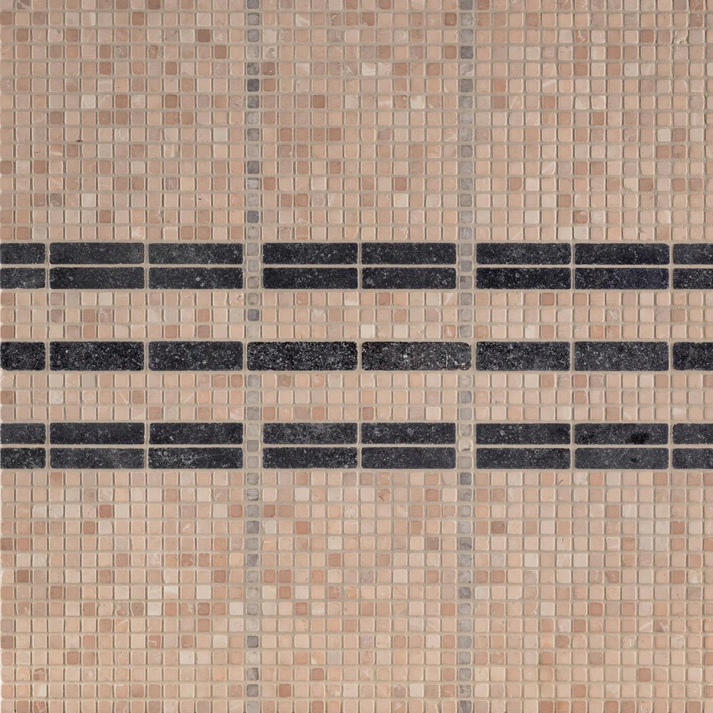 Shadow Stripe Pink Mosaic Zicana Boutique - Zicana Boutique - 1