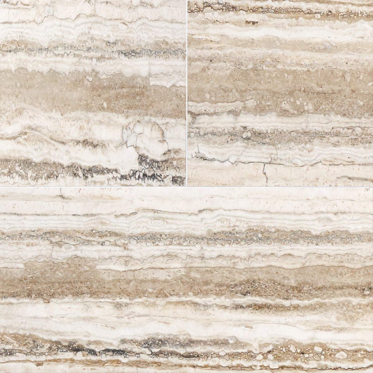 Silver Crystal Honed Travertine Field Tile 10''x20''x3/8'' Zicana Boutique - Zicana Boutique - 1