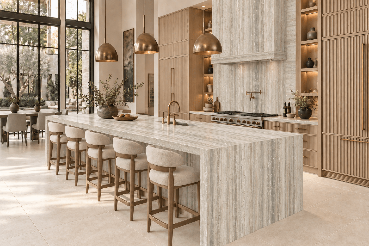 Silver Travertine Zicana Boutique- Zicana Boutique -4